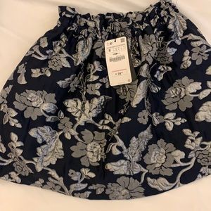 Zara Skirt with silver flowers